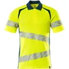 Image de Mascot Accelerate Safe Poloshirt 19083-771 - hi-vis geel/donkerpetrol - 3XL