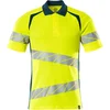 Image de Mascot Accelerate Safe Poloshirt 19083-771 - hi-vis geel/donkerpetrol - L