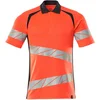 Image de Mascot Accelerate Safe Poloshirt 19083-771 - hi-vis rood/donkermarine - 4XL