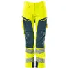 Image de Mascot Accelerate Safe Broek met kniezakken 19078-511 - hi-vis geel/donkerpetrol - C52 - 82