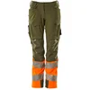 Image de Mascot Accelerate Safe Broek met kniezakken 19178-511 - mosgroen/hi-vis oranje - C44 - 82