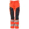 Image de Mascot Accelerate Safe Broek met kniezakken 19578-236 - hi-vis rood/donkermarine - C34 - 76