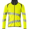 Image de Mascot Accelerate Safe Sweatshirt met rits 19184-781 - hi-vis geel/donkermarine - XS