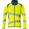 Image de Mascot Accelerate Safe Sweatshirt met rits 19184-781 - hi-vis geel/donkerpetrol - XL