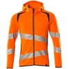 Image de Mascot Accelerate Safe Capuchontrui met rits 19284-781 - hi-vis oranje/donkermarine - 5XL