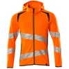 Image de Mascot Accelerate Safe Capuchontrui met rits 19284-781 - hi-vis oranje/donkermarine - L