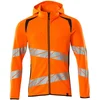Image de Mascot Accelerate Safe Capuchontrui met rits 19284-781 - hi-vis oranje/donkermarine - S