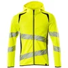 Image de Mascot Accelerate Safe Capuchontrui met rits 19284-781 - hi-vis geel/donkermarine - M