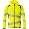 Image de Mascot Accelerate Safe Capuchontrui met rits 19284-781 - Hi-Vis geel/zwart - 5XL