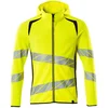 Image de Mascot Accelerate Safe Capuchontrui met rits 19284-781 - Hi-Vis geel/zwart - XL