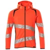 Image de Mascot Accelerate Safe Capuchontrui met rits 19284-781 - hi-vis rood/donkermarine - 5XL
