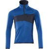 Image de Mascot Accelerate Fleecetrui met korte rits 18003-316 - helder blauw/donkermarine - 5XL