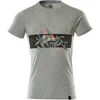 Image de Mascot Accelerate Safe T-shirt 19182-965 - grijs gemeleerd/hi-vis rood - 3XL