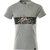 Image de Mascot Accelerate Safe T-shirt 19182-965 - grijs gemeleerd/hi-vis rood - 5XL