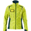 Image de Mascot Accelerate Safe Softshell jas 19212-291 - hi-vis geel/donkerpetrol - XS