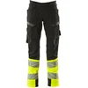 Image de Mascot Accelerate Safe Broek met dijbeenzakken 19379-510 - Zwart/hi-vis geel - C46 - 82