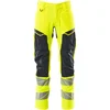 Image de Mascot Accelerate Safe Broek met kniezakken 19479-711 - hi-vis geel/donkermarine - C62 - 90
