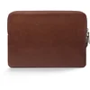 Image de Trunk Lederen Sleeve MacBook Pro/Air/Neo 13   Stevige Buitenlaag en Pluche Binnenlaag   Hoge Kwaliteit YKK-Rits   Duurzame Stiksels - Bruin