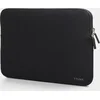 Image de Trunk Ribbed Velvet sleeve MacBook Pro/Air/Neo 13   Robuuste neopreen mix buitenkant   Super zacht en pluizig binnenin   Niet-krassende YKK-rits - Zwart