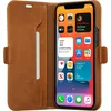 Image de iPhone 12 Pro Max Bookcase hoesje - dbramante1928 - Effen Cognac - Leer