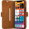 Image de iPhone 13 Pro Max Bookcase hoesje - dbramante1928 - Effen Cognac - Leer