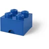 Image de Lego - Opbergbox met Lade Brick 4 - Polypropyleen - Blauw