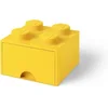 Image de Lego - Opbergbox met Lade Brick 4 - Polypropyleen - Geel