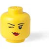 Image de Opbergbox Iconic Hoofd Whinky 16 cm, Geel - LEGO
