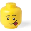 Image de De grote LEGO Silly 8.5L-container met de kenmerken van een jongen die de tong laat zien