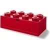 Image de Lego - Opbergbox Bureaulade Brick 8 - Kunststof - Rood