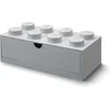 Image de Bureaulade Brick 8, Grijs - LEGO
