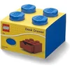 Image de LEGO - Opbergbox Bureaulade Brick 4 - Kunststof - Blauw