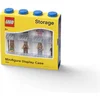 Image de LEGO - Vitrine - voor Minifigures - 8 Vakken - Stapelbaar - Ophangbaar - RechthoekBlauw
