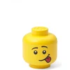 Image de Lego - Opbergbox Hoofd Silly Mini - Polypropyleen - Geel