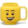Image de LEGO - Keramische Mok Hoofd Happy Boy 255 ml - Aardewerk - Geel