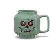 Image de LEGO - Keramische Mok Hoofd Skelet Groen 530 ml - Keramiek - Groen