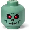 Image de Opbergbox Hoofd Skelet Groen, Groot - LEGO