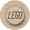 Image de Lego Wooden Collection - Wandhaak Set van 3 Stuks - Hout - Beige -