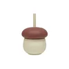 Image de * OYOY Living Mushroom Drinkbeker | Offwhite / Red