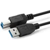 Image de Microconnect USB A/USB B, 5 m USB-kabel Mannelijk Zwart