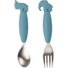 Image de Done By Deer Deer Friends Lepel en Vork Blue