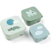 Image de Done By Deer Happy Clouds Snackbox Green 3 Stuks