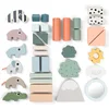 Image de Done by Deer Houten Bouwblokkenset Deer Friends Kleurenmix