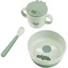 Image de Done By Deer Foodie First Meal Set - Happy Clouds - 3-Delig - Green