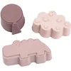 Image de Done By Deer Siliconen Vormen - Happy Clouds - Set Van 3 - Powder