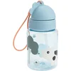 Image de Done By Deer Drinkfles Met Rietje - Tiny Farm - Blue