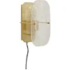 Image de Hubsch Wandlamp metaal/glas - goud