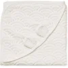 Image de Badcape met oortjes - Off white