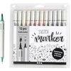 Image de Colortime Schetsmarkers Lijndikte 1/2-5 Mm Multicolor 12 Stuks
