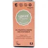 Image de Ginger Organic Flexibel Inlegkruisjes - 24 stuks - Ademend - Huidvriendelijk - Biologisch afbreekbaar